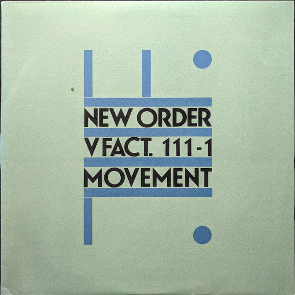 New Order ‎– Movement Vinyl LP (USED)