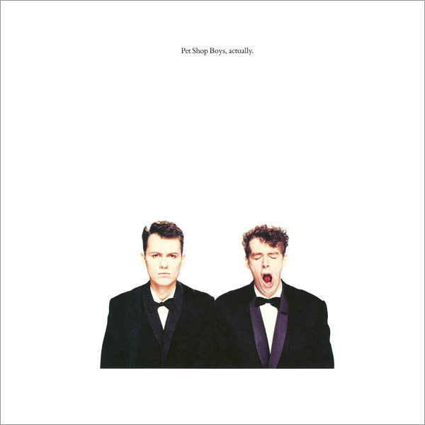 Pet Shop Boys ‎– Actually Vinyl LP