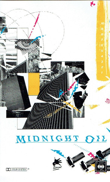 Midnight Oil – 10, 9, 8, 7, 6, 5, 4, 3, 2, 1 Cassette Tape