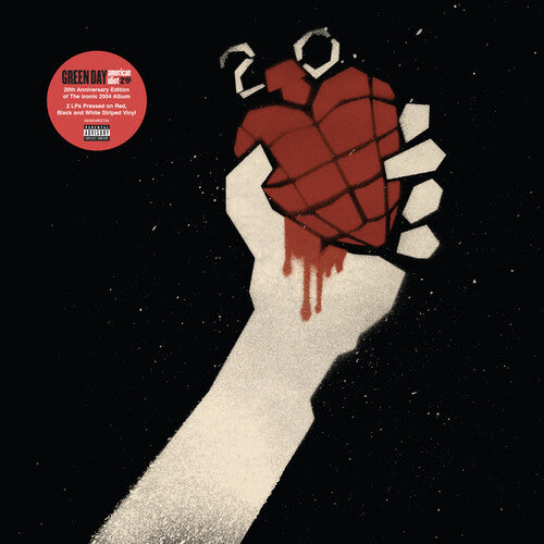 Green Day - American Idiot (20th Anniversary Red & Black Splatter 2LP) (Vinyl LP)