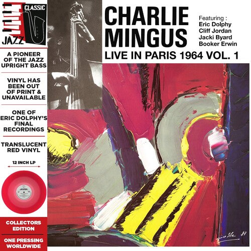 Charlie Mingus - Live in Paris, 1964 Vol. 1 - Translucent Red (Vinyl LP)