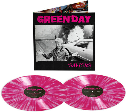 Green Day - Saviors (édition de luxe) [Hot Pink with White Splatter 2LP] (Vinyl LP)