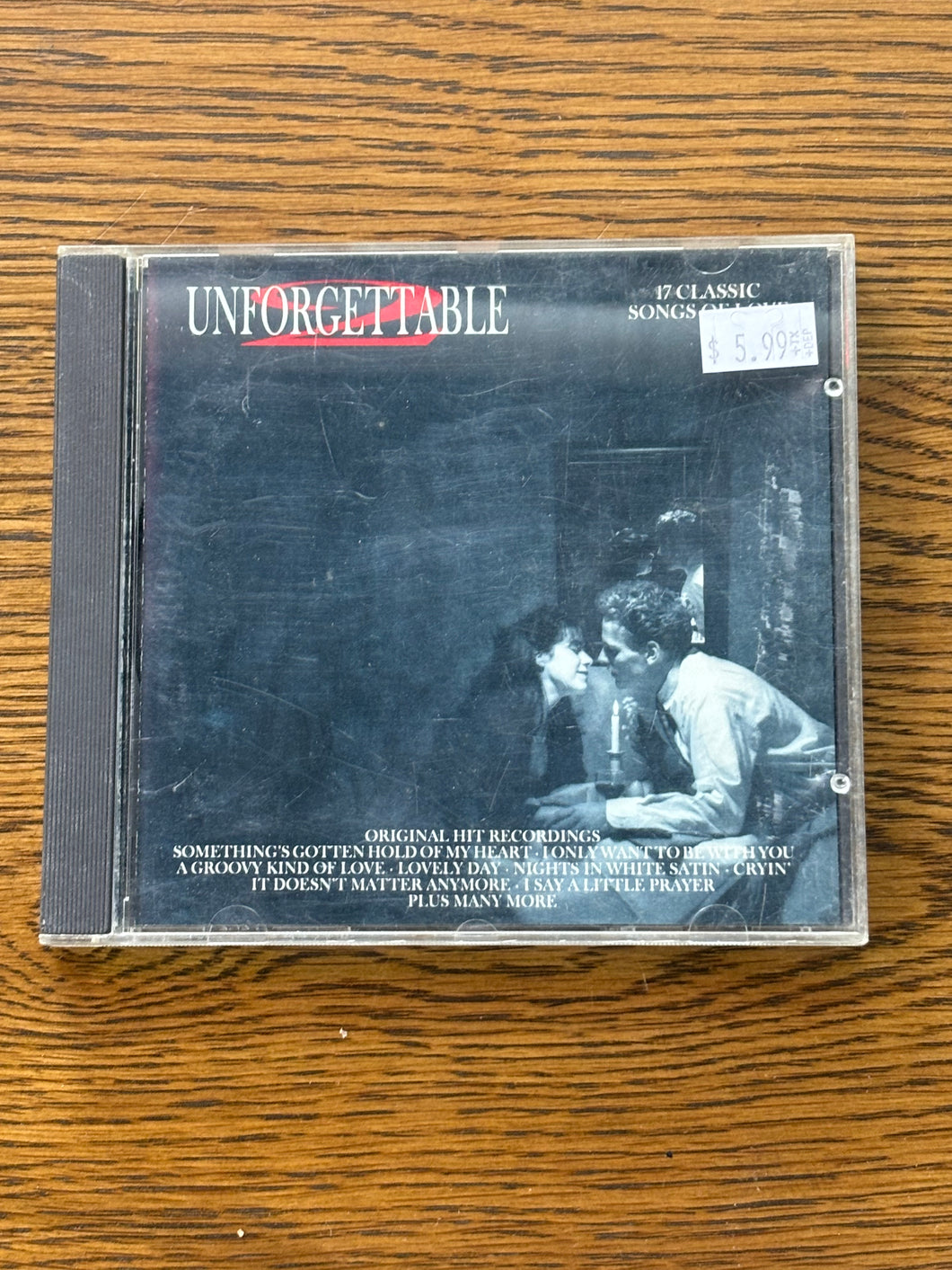 Unforgettable - 17 Classic Songs of Love CD