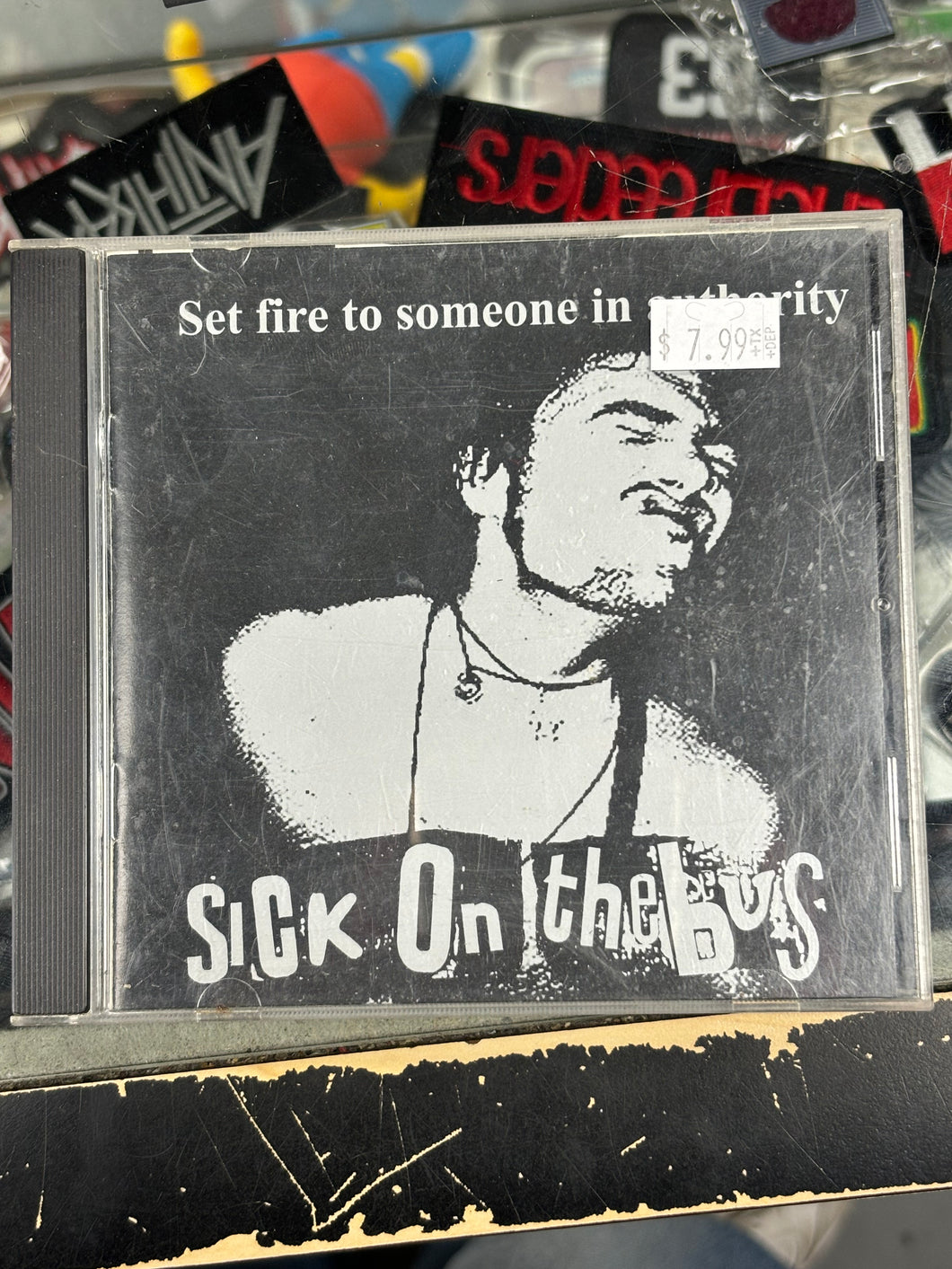 Sick on the Bus- Set Fire to Someone in Authority CD