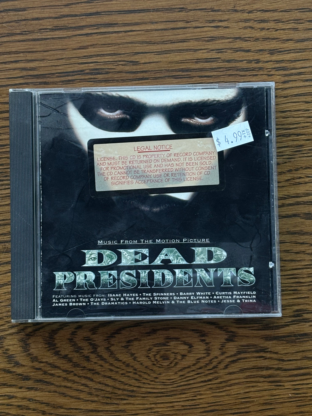 Dead Presidents - Soundtrack CD