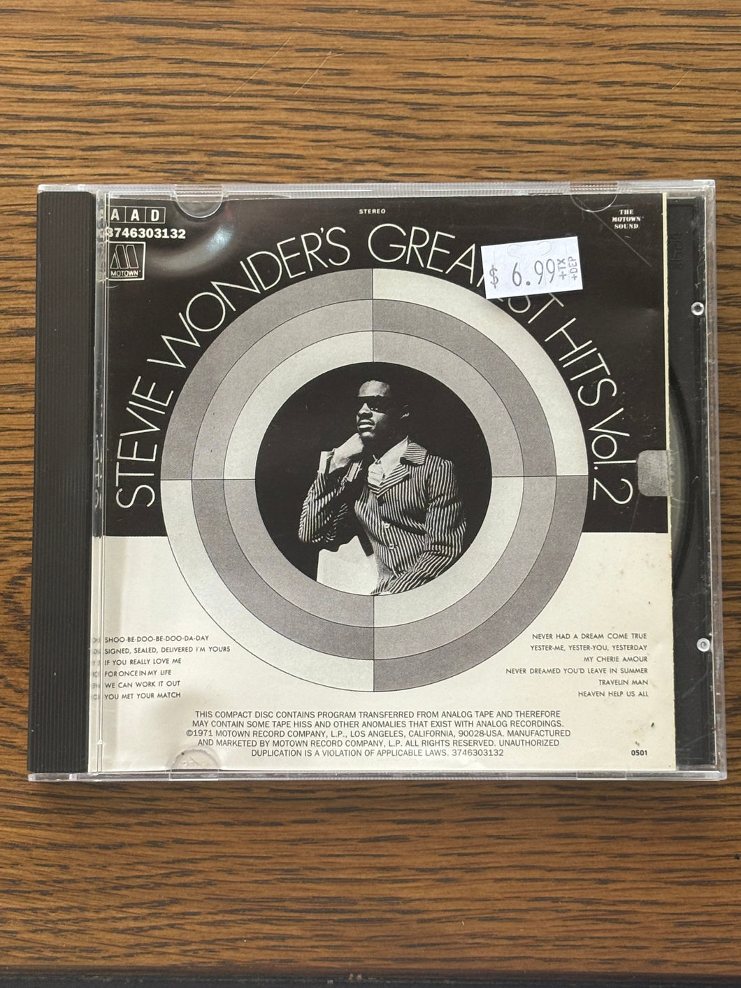 Stevie Wonders - Greatest Hits Vol 2