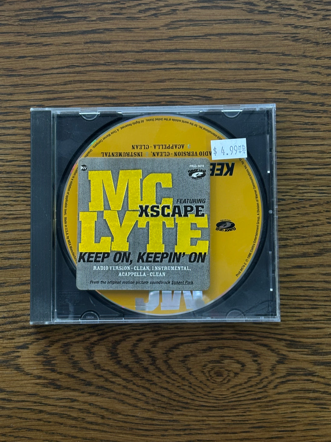 Mc Lyte ft XCAPE - Keepin On Keepin On CD