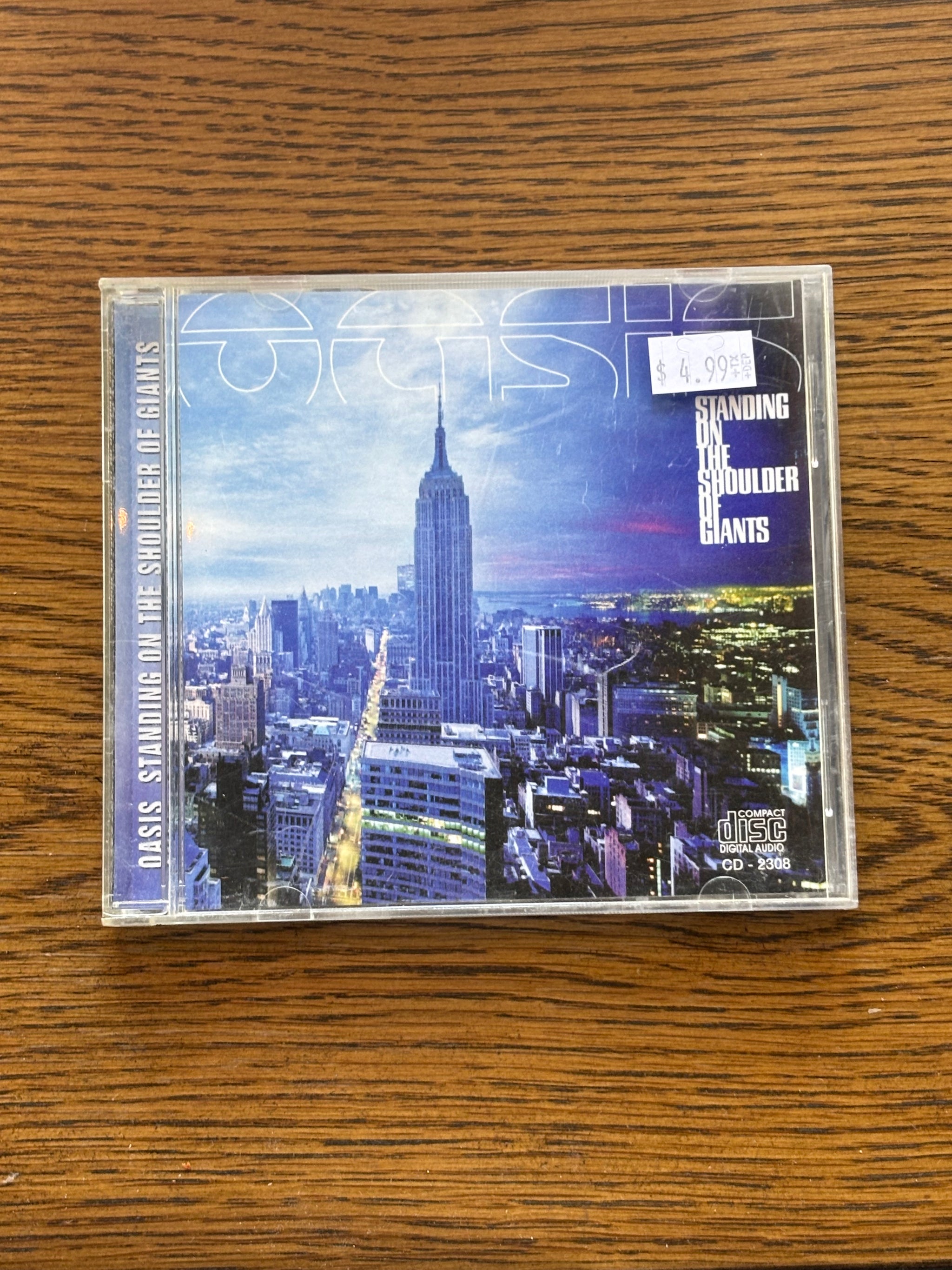 Oasis - Standing on the Shoulder of Giants CD – Under The Radar
