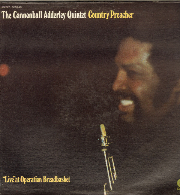 The Cannonball Adderley Quintet ‎– Country Preacher Vinyl LP