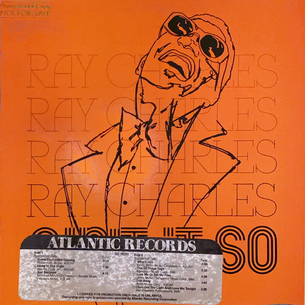 Ray Charles – Ain't It So Vinyl LP