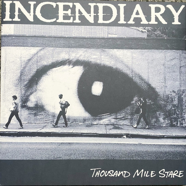 Incendiary ‎– Thousand Mile Stare Vinyl LP (Neon Orange and Blue Twist in White Colored Vinyl)
