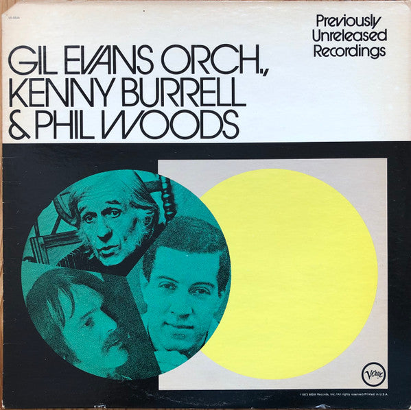 Gil Evans Orch., Kenny Burrell & Phil Woods – Previously Unreleased Recordings Vinyl LP
