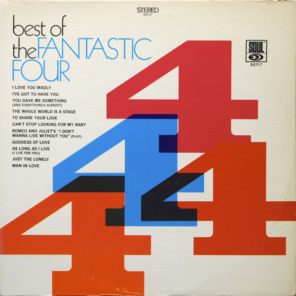 The Fantastic Four ‎– Best Of The Fantastic Four Vinyl LP