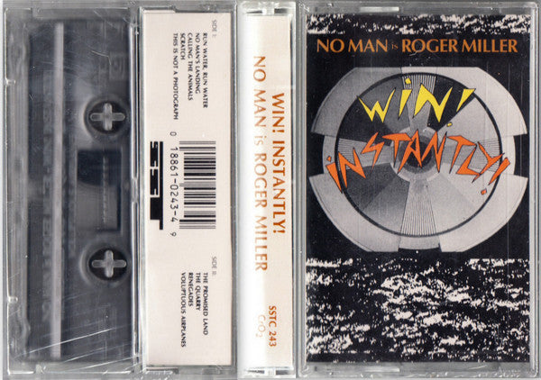 No Man is Roger Miller ‎– Win! Instantly! Cassette Tape