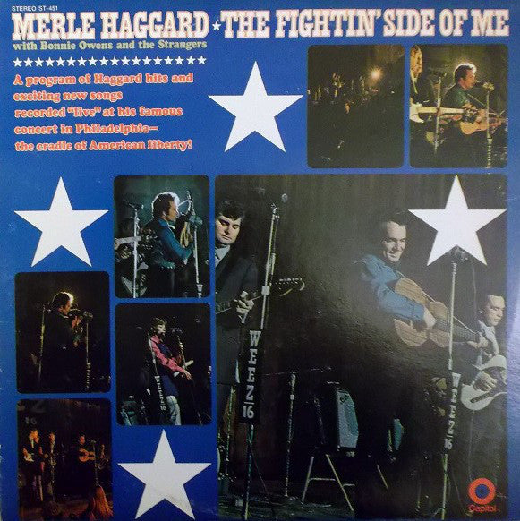 Merle Haggard With Bonnie Owens And The Strangers ‎– The Fightin' Side Of Me Vinyl LP