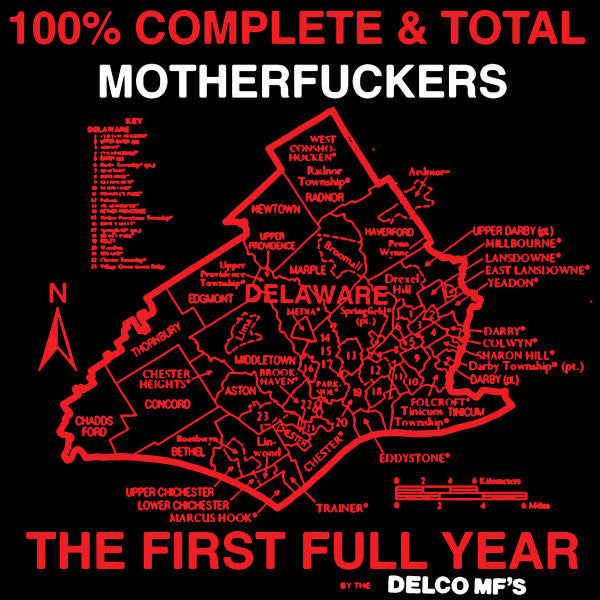 Delco MF's – 100% Complete & Total Motherfuckers Vinyl LP