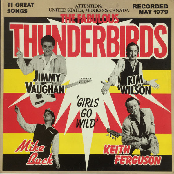 The Fabulous Thunderbirds – Girls Go Wild Vinyl LP