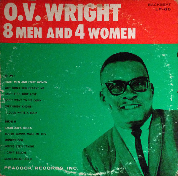 O. V. Wright – 8 Men And 4 Women Vinyl LP