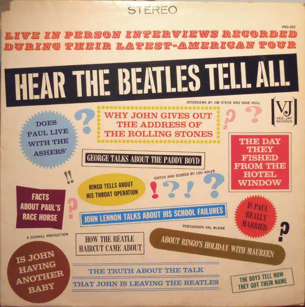 The Beatles ‎– Hear The Beatles Tell All Vinyl LP