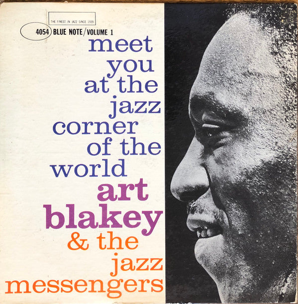 Art Blakey & The Jazz Messengers ‎– Meet You At The Jazz Corner Of The World (Volume 1) Vinyl LP