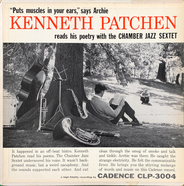 Kenneth Patchen with The Chamber Jazz Sextet ‎– Reads His Poetry with the Chamber Jazz Sextet Vinyl LP