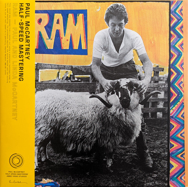 Paul And Linda McCartney ‎– Ram Vinyl LP (Half Speed Remaster)