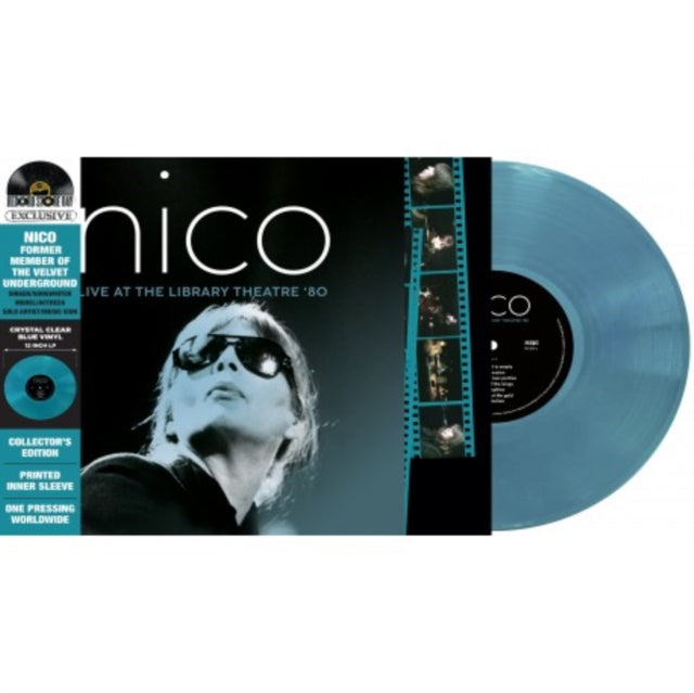NICO - LIVE AT THE LIBRARY THEATRE '80 (DELUXE/CRYSTAL CLEAR LIGHT BLUE VINYL LP