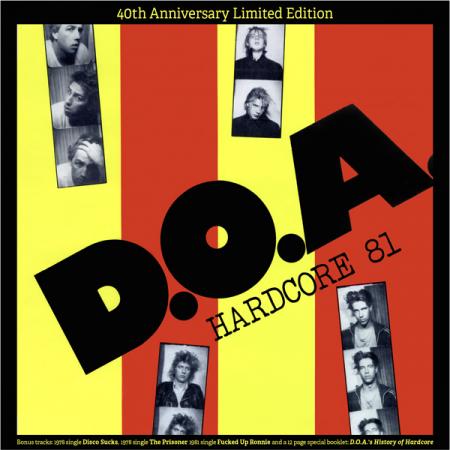 DOA - HARDCORE '81 (YELLOW VINYL) LP