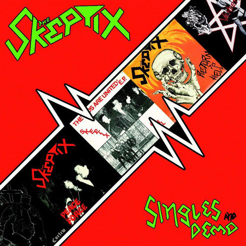 SKEPTIX - SINGLES AND DEMO (GREEN VINYL) LP