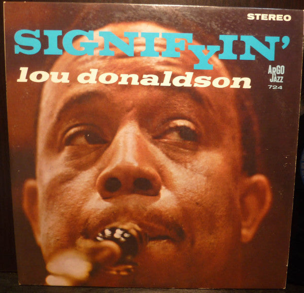 Lou Donaldson ‎– Signifyin' Vinyl LP