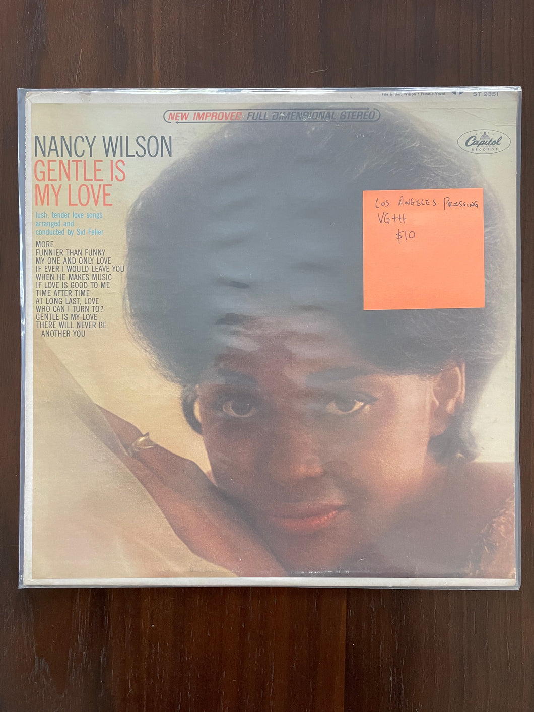 Nancy Wilson ‎– Gentle Is My Love Vinyl LP