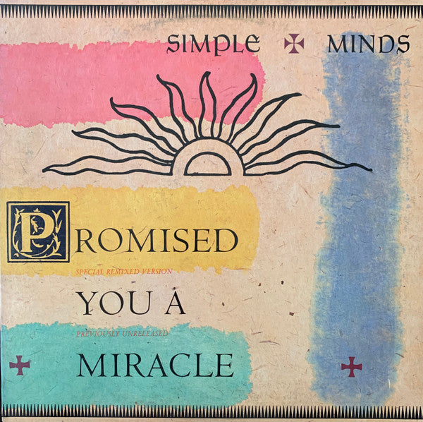 Simple Minds ‎– Promised You A Miracle Vinyl 12