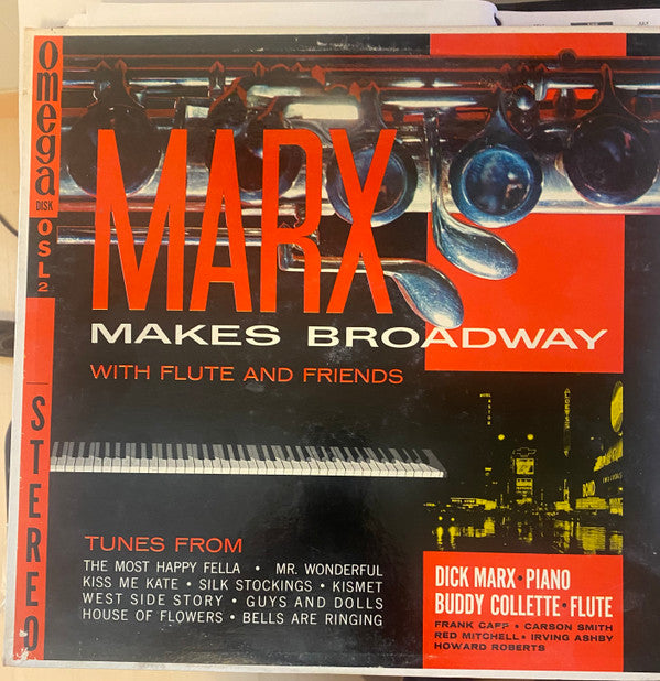 Dick Marx ‎– Marx Makes Broadway Vinyl LP