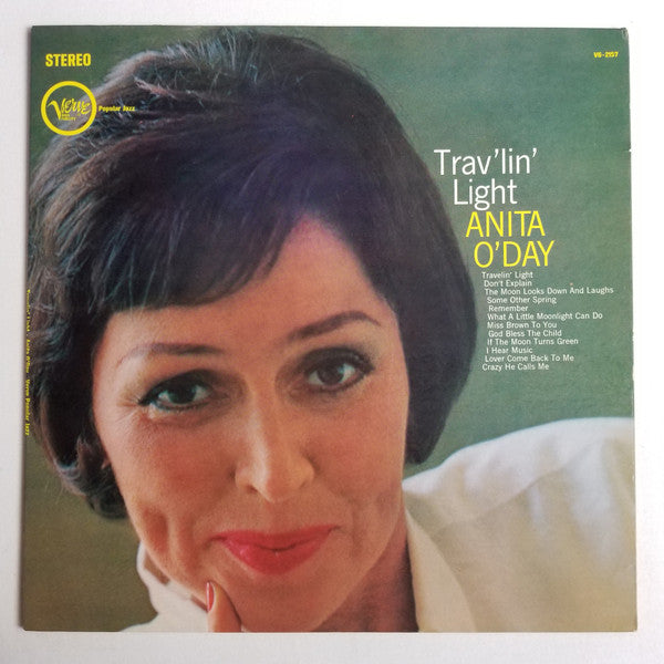 Anita O'Day ‎– Trav'lin' Light Vinyl LP