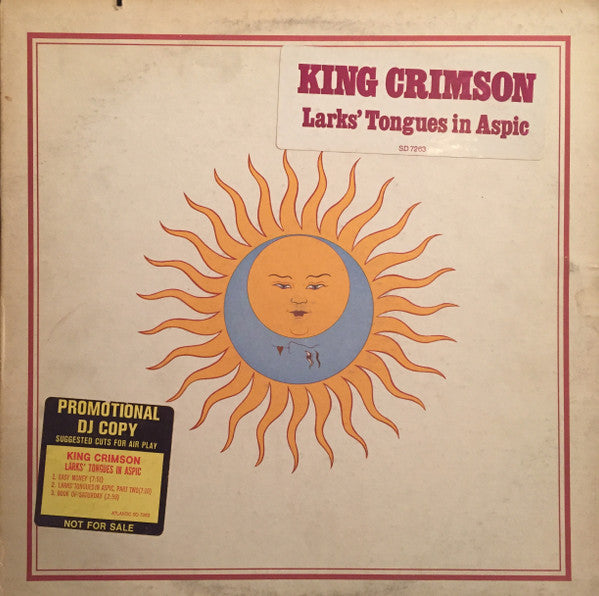 King Crimson ‎– Larks' Tongues In Aspic Vinyl LP