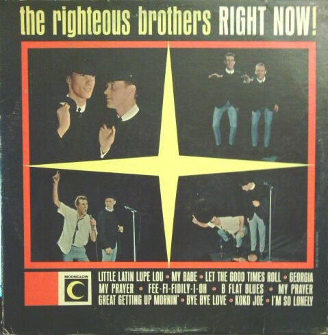 The Righteous Brothers ‎– Right Now! Vinyl LP