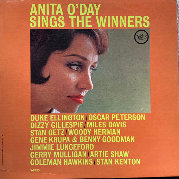 Anita O'Day ‎– Anita O'Day Sings The Winners Vinyl LP
