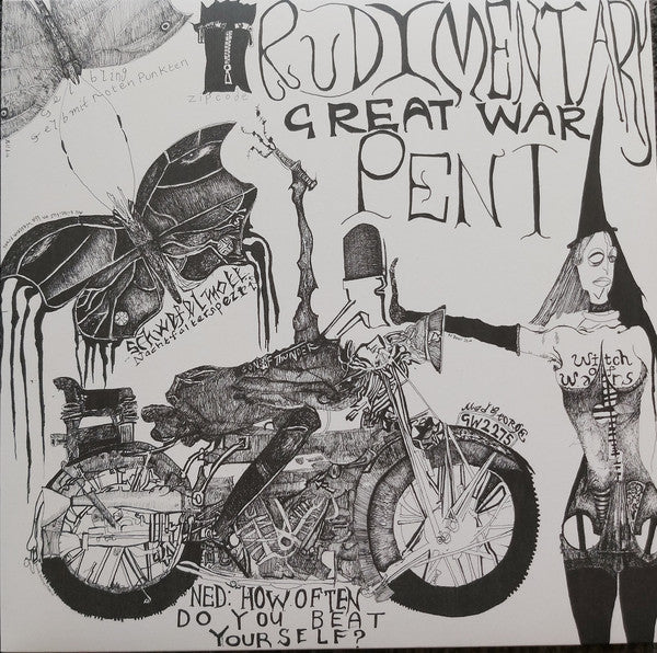 RUDIMENTARY PENI - GREAT WAR VINYL LP