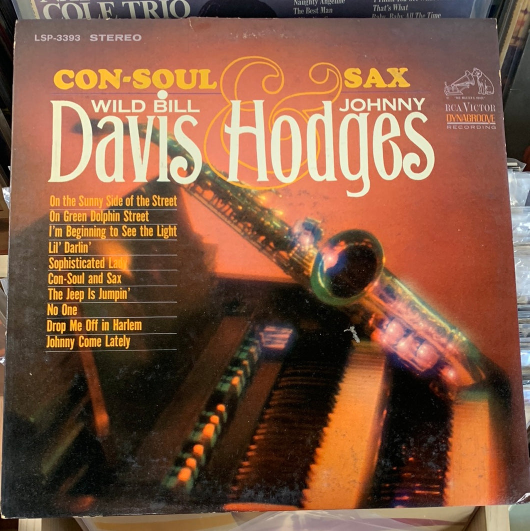 Wild Bill Davis & Johnny Hodges con-soul & SaxVinyl LP