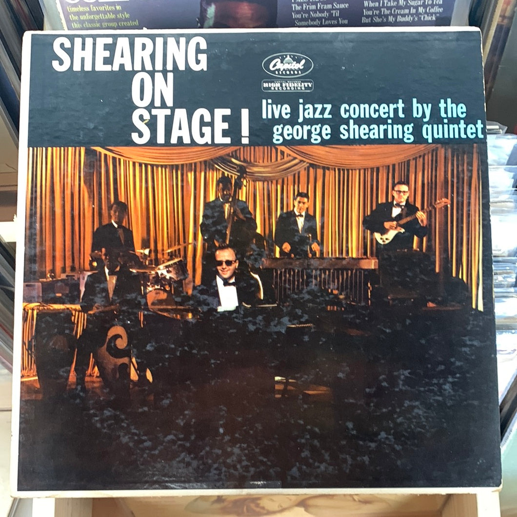 Shearing on Stage! live concert by The George Shearing Quintet Vinyl LP