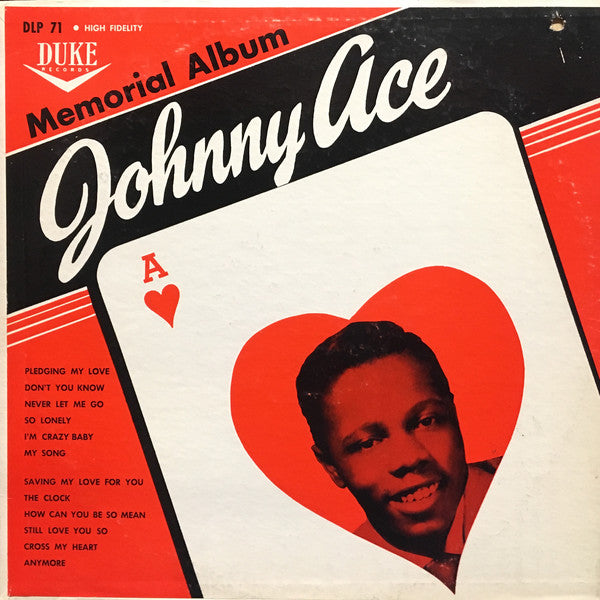 Johnny Ace ‎– Memorial Album Vinyl LP